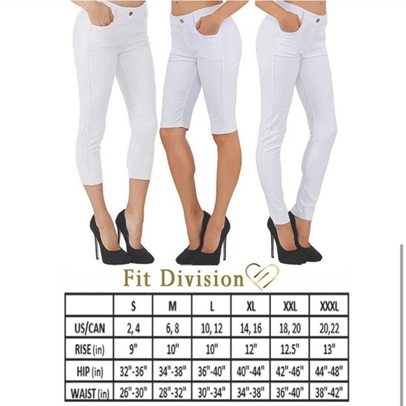 Jean look cotton blend Jeggings - Picture 2 of 3